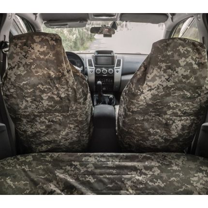 Чехлы грязезащитные на предние и задние сиденья - ORPRO пиксель ВСУ ORP-TP0132 фото - купить в интернет-магазине «jeep4ik» Харьк