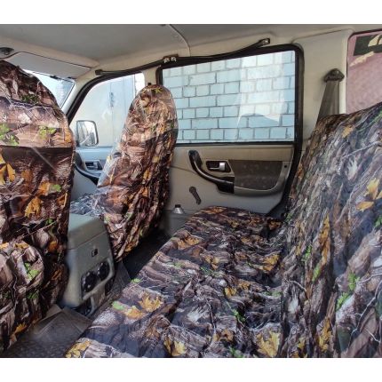 Чехлы грязезащитные на предние и задние сиденья - NADI auto лес осенний 1130-631 фото