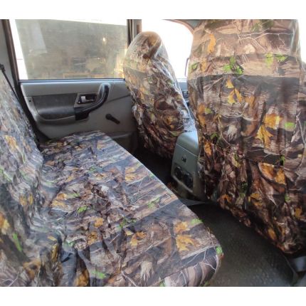 Чехлы грязезащитные на предние и задние сиденья - NADI auto лес осенний 1130-631 фото