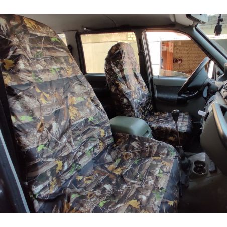 Чехлы грязезащитные на предние и задние сиденья - NADI auto лес осенний 1130-631 фото