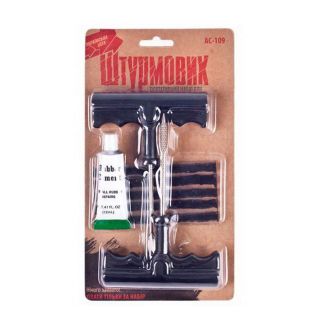 Набір для ремонту безкамерних шин Штурмовик АС-109 фото