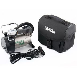 Компрессор автомобильный компактный 12 вольт от прикуривателя 37 л/мин URAGAN 90120 фото 2