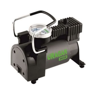 Компрессор автомобильный компактный 12 вольт от прикуривателя 37 л/мин URAGAN 90120 фото