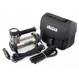 Компрессор автомобильный компактный 12 вольт от прикуривателя 35 л/мин URAGAN 90180 фото 2