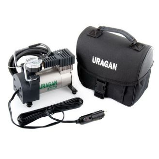 Компрессор автомобильный компактный 12 вольт от прикуривателя 35 л/мин URAGAN 90110 фото 2
