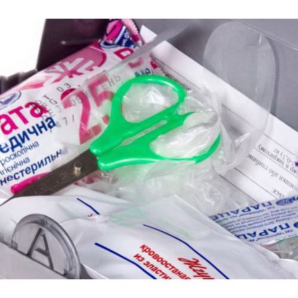 Автомобильная аптечка 304 АМА-1 (с медикаментами) фото