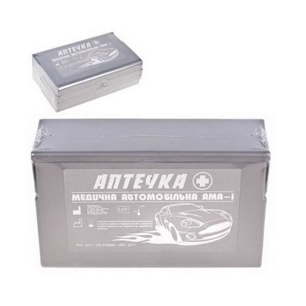 Автомобильная аптечка 304 АМА-1 (с медикаментами) фото