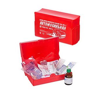 Автомобильная аптечка 234 АМА-1 Мастер (с медикаментами) фото