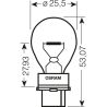 Лампа накаливания Osram P27W W2,5x16q 12V 27W (3156)