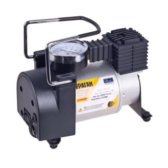 Портативный автомобильный компрессор со встроенным манометром - Vitol Ураган КА-У12030 (37 л/мин) фото