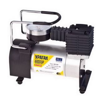 Портативний автомобільний компресор із вбудованим манометром - Vitol Ураган КА-У12040 (35 л/хв) фото 2