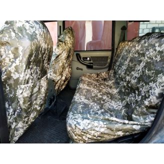 Чехлы грязезащитные на предние и задние сиденья - NADI auto пиксель ВСУ 1130-2123 фото 2