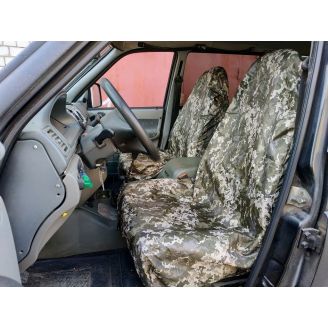 Чехлы грязезащитные на предние и задние сиденья - NADI auto пиксель ВСУ 1130-2123 фото