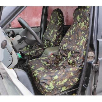 Чехлы грязезащитные на передние сиденья - NADI auto камуфляж зеленый 1922-2448 фото