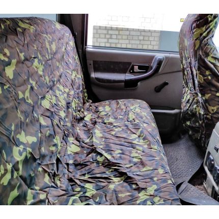 Чохли брудозахисні на передні та задні сидіння - NADI auto камуфляж зелений 1130-1349 фото