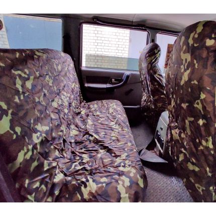 Чохли брудозахисні на передні та задні сидіння - NADI auto камуфляж зелений 1130-1349 фото