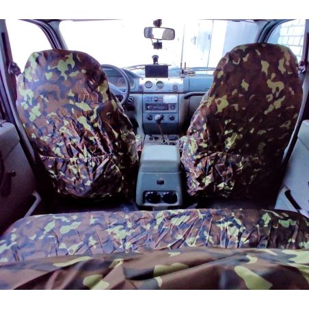 Чохли брудозахисні на передні та задні сидіння - NADI auto камуфляж зелений 1130-1349 фото