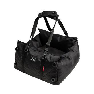 Автогамак-переноска для собак VOYAGE чёрный фото