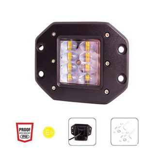 Фара рабочего света WLP-24S2 SPOT 8Led*3W(122*91*62)/10-30V/24W/6000K (WLP-24S2) фото