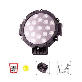 Фара рабочего света WLP-51R1BK SPOT+FLOOD 17Led*3W (159*41)/10-30V/51W/6000K (WLP-51R1BK) фото