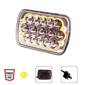 Фара рабочего света WLP-45S7B HI-LOW 15Led*3W (200*140*60)/10-30V/45W/6000K (WLP-45S7B) фото