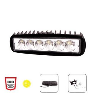 Фара рабочего света WLP-18RT2 SPOT 6Led*3W (158*43*57))/10-30V/18W/6000K (WLP-18RT2) фото