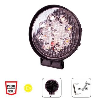 Фара рабочего света WLP-27R1F2 FLOOD 9Led*3W (111*20)/10-30V/27W/6000K (WLP-27R1F2) фото