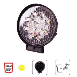 Фара рабочего света WLP-27R1S5 SPOT 9Led*3W (114*50)/10-30V/27W/6000K (WLP-27R1S5) фото