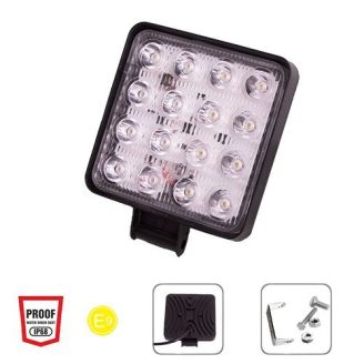 Фара рабочего света WLP-48S1S2 SPOT 16Led*3W (106*106*18)/10-30V/48W/6000K (WLP-48S1S2) фото
