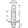 Галогеновая лампа Osram Night Breaker Unlimited H1 (64150 NBU) Компл (2шт)