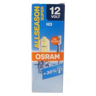 Галогенова лампа Osram H3 ALLSEASON SUPER 12V 55W PK22s 1 шт. фото