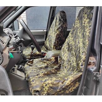 Чехлы грязезащитные на предние и задние сиденья - NADI auto пиксель зеленый 1130-2249 фото