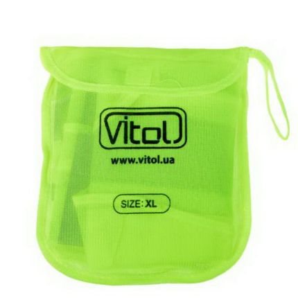Сигнальный жилет для водителя, Vitol ЖБ002 XL зелёный фото