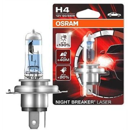 Галогеновая лампа Osram Night Breaker Laser 64193 NBL-01B +130% (H4) 1 шт