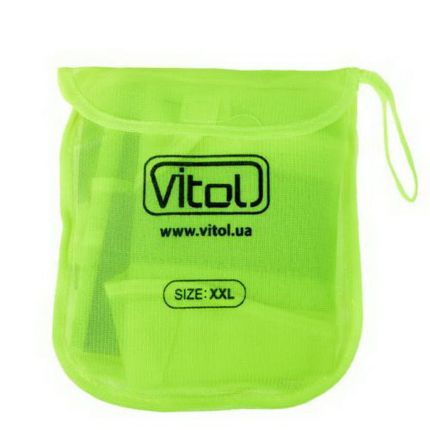 Сигнальный жилет для водителя, Vitol ЖБ007 XXL зелёный фото