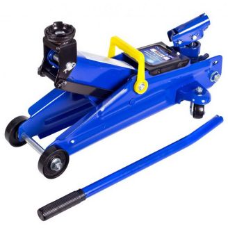 Подкатной домкрат для авто - Vitol DP-20007 (2 тонны, 128-300 мм, коробка) фото