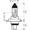 Галогеновая лампа Osram H4 64193 NBR 12V 60/55W P43t Компл (2шт)
