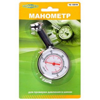 Манометр для шин механический AUTOGEN YD-1001 фото