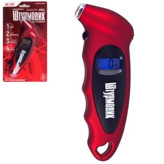 Манометр для шин электронный Штурмовик АС-107 фото