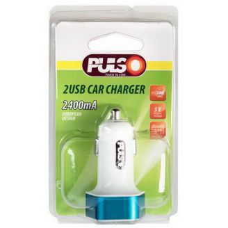 Автомобільна зарядка для телефону - Pulso (C-2406) 2хUSB 2,4А 12-24в фото 2