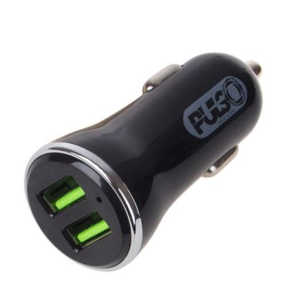 Автомобильная зарядка для телефона - Pulso (C-36144Q) 2хUSB 3 А 12-24в фото