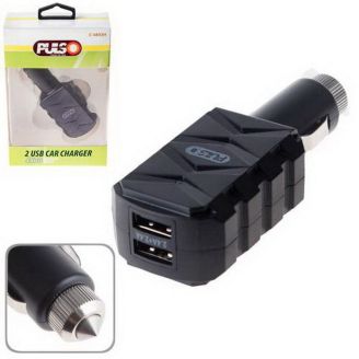 Автомобільна зарядка для телефону - Pulso (C-4803H) 2хUSB 2,4А 12-24в фото