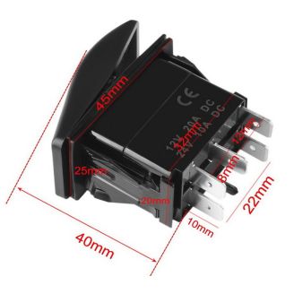 Автомобильный тумблер для светодиодной балки - Single Row Light Bar OF037 фото 2