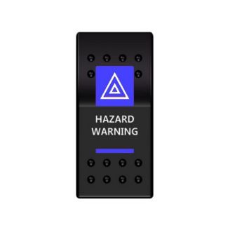 Автомобильный тумблер для аварийной сигнализации - Hazard Warning OF067 фото