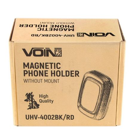 Магнитный держатель для телефона (без кронштейна) - Voin UHV-4002BK/RD фото
