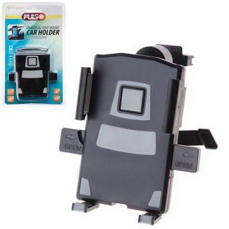 Раздвижной держатель для телефона в дефлектор - Pulso UH-1012BK/GY фото 2