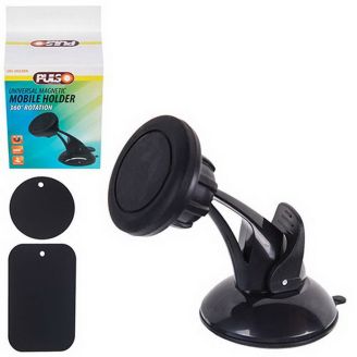 Магнитный держатель для телефона на присоске - Pulso UH-2022BK фото