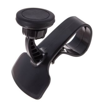 Магнитный держатель для телефона на прищепке - Pulso UH-2023BK фото 2