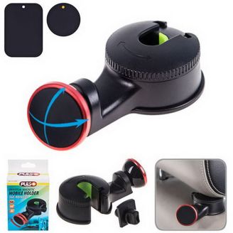 Магнитный держатель для телефона на подголовник - Pulso UH-2218BK фото