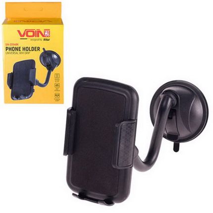 Автомобильный держатель для телефона на гибкой ножке с присоской - Voin UH-2054BK фото - купить в интернет-магазине «jeep4ik» Ха